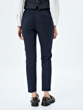 Slim Fit Cepli Cigarette Kumaş Pantolon