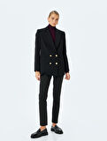 Slim Fit Cepli Cigarette Kumaş Pantolon