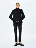 Slim Fit Cepli Cigarette Kumaş Pantolon