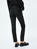 Slim Fit Cepli Cigarette Kumaş Pantolon
