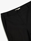 Slim Fit Cepli Cigarette Fit Kumaş Pantolon