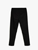 Slim Fit Cepli Cigarette Fit Kumaş Pantolon
