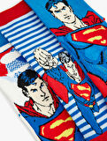 3'lü Superman Baskılı Çorap Seti Lisanslı
