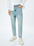 Normal Bel Loose Fit Kot Pantolon - Steve Jean