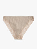 Fitilli Dantel Detaylı Brief Külot