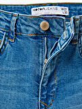Yüksek Bel İspanyol Paça Denim Pantolon - Kick Flare Jeans