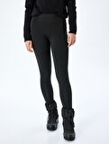 Yüksek Bel Slim Fit Spor Tayt