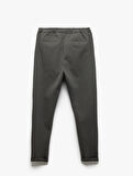 Viskon Karışımlı Beli Bağcıklı Jogger Eşofman Pantolon