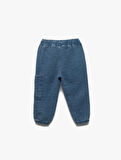 Pamuklu Cep Detaylı Oversize Jogger Pantolon