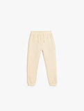 Pamuklu Beli Bağcıklı Basic Jogger Eşofman Altı