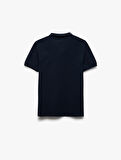 Pamuklu Kısa Kollu Pike Kumaş Polo Yaka Slim Fit Tişört