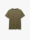 Kısa Kollu Pamuklu Bisiklet Yaka Basic Slim Fit Tişört