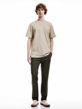 Pamuklu Cep Detaylı Slim Fit Chino Pantolon