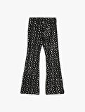 Yıldız Desenli İspanyol Paça Pantolon