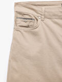 Pamuklu Straight Fit Gabardin Pantolon