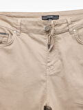 Pamuklu Straight Fit Gabardin Pantolon