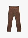 Pamuklu Straight Fit Gabardin Pantolon