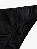 Astarlı Parlak Yüksek Bel Bikini Altı