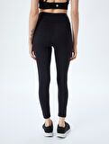 Basic Yüksek Bel Slim Fit Spor Tayt