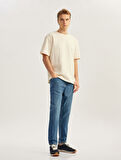 Normal Bel Pamuklu Tapered Fit Jean Pantolon - Joe Jean