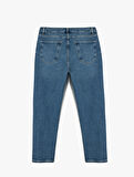 Normal Bel Pamuklu Tapered Fit Jean Pantolon - Joe Jean