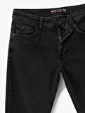 Normal Bel Düz Paça Straight Fit Jean Pantolon - Mark Jean