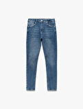 Pamuklu Normal Bel Super Skinny Fit Jean Pantolon - Justin Jean