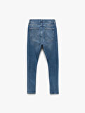 Pamuklu Normal Bel Super Skinny Fit Jean Pantolon - Justin Jean
