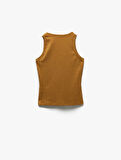 Kolsuz Bisiklet Yaka Slim Fit Basic Atlet