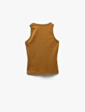 Kolsuz Bisiklet Yaka Slim Fit Basic Atlet