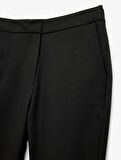 Yüksek Bel Slim Fit Cigarette Pantolon
