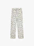 Rahat Kalıp Ayıcık Aplike Detaylı Uzun Kollu Peluş Polar Pijama Takımı
