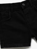Pamuklu Cep Detaylı Basic Denim Şort