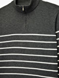 Regular Fit Uzun Kollu Basic Yarım Fermuarlı Triko Kazak