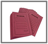 Karton Pembe Dosya Tam Kapak - 10 Adet