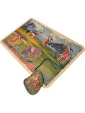 Vahşi Doğa, Ahşap Çocuk Puzzle, Yapboz, Renkli Safari Yapboz, Ahşap Puzzle, 7 Parça