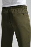 Haki - XL Erkek Cep Detaylı Jogger Eşofman Altı