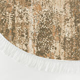 Dekoreko İnci Halı Dijital Saçaklı Oval 1897 Desen 1