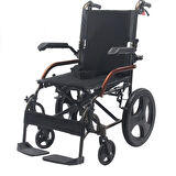 Medikalcim  GK863LABJ-12 Jet Black Transfer Alüminyum Tekerlekli Sandalye