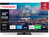 THOMSON 55QG6C14 55 inç 139 Ekran Uydu Alıcılı Ultra HD 4K Google Smart QLED Plus TV
