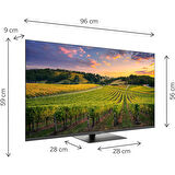 THOMSON 75QG5C14 75 inç 190 Ekran Uydu Alıcılı Google Smart Ultra HD 4K QLED TV