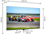 THOMSON 75QG7C14 75 inç 190 Ekran Uydu Alıcılı Google Smart Ultra HD 4K QLED Pro TV