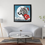 ASİL KURT 18 50X50CM PVC ÇERÇEVESİZ TABLO