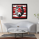 ASİL KURT 27 50X50CM PVC ÇERÇEVESİZ TABLO