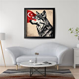 ASİL KURT 33 50X50CM PVC ÇERÇEVESİZ TABLO