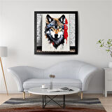ASİL KURT 38 50X50CM PVC ÇERÇEVESİZ TABLO