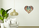 Tİ-PLAY KS41 KALP ŞEKLİNDE 30X30 CM HEDİYELİK DUVAR SAATİ
