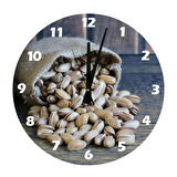 Tİ-PLAY ÇAM FISTIĞI 30X30CM AKRİLİK DEKORATİF MODERN DUVAR SAATİ