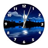 Tİ-PLAY DOĞANIN GÜZELLİĞİ 30X30CM AKRİLİK DEKORATİF MODERN DUVAR SAATİ