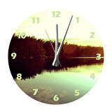 Tİ-PLAY SU AĞAÇ GÖLGE 30X30CM AKRİLİK DEKORATİF MODERN DUVAR SAATİ